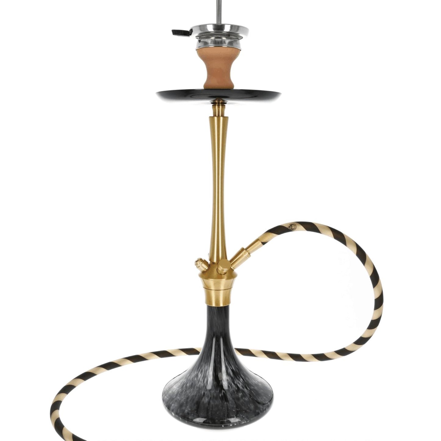 EL-BADIA C7 Shisha El-Badia Noir/Or