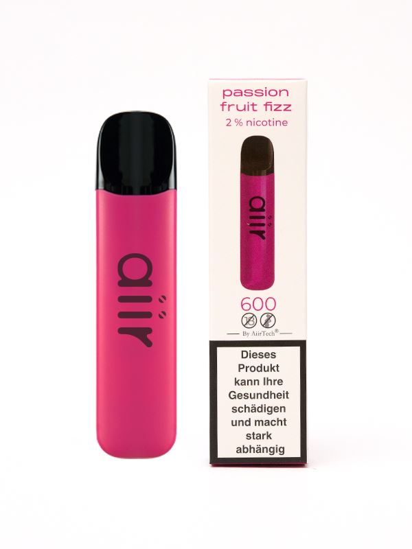 Evapify Aiir 600 - Passion Fruit Fizz Puffs Boutique Chicha - Chicha, Tabac et Accessoires 2%