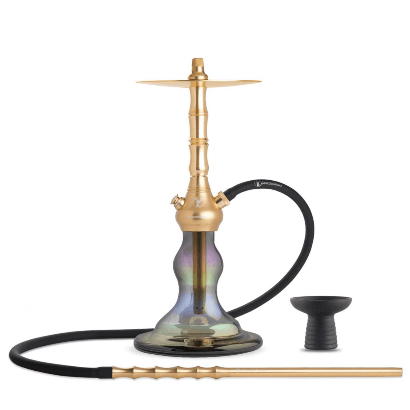 SCORPIO MELODY Shisha SCORPIO Noir/Or