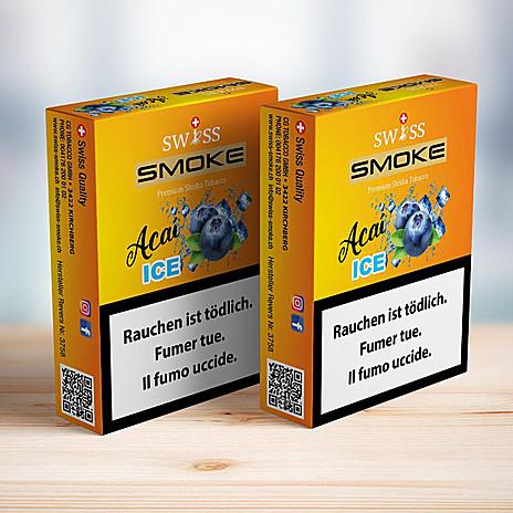 SWISS SMOKE - ACAI ICE Tabac Swiss Smoke 50gr