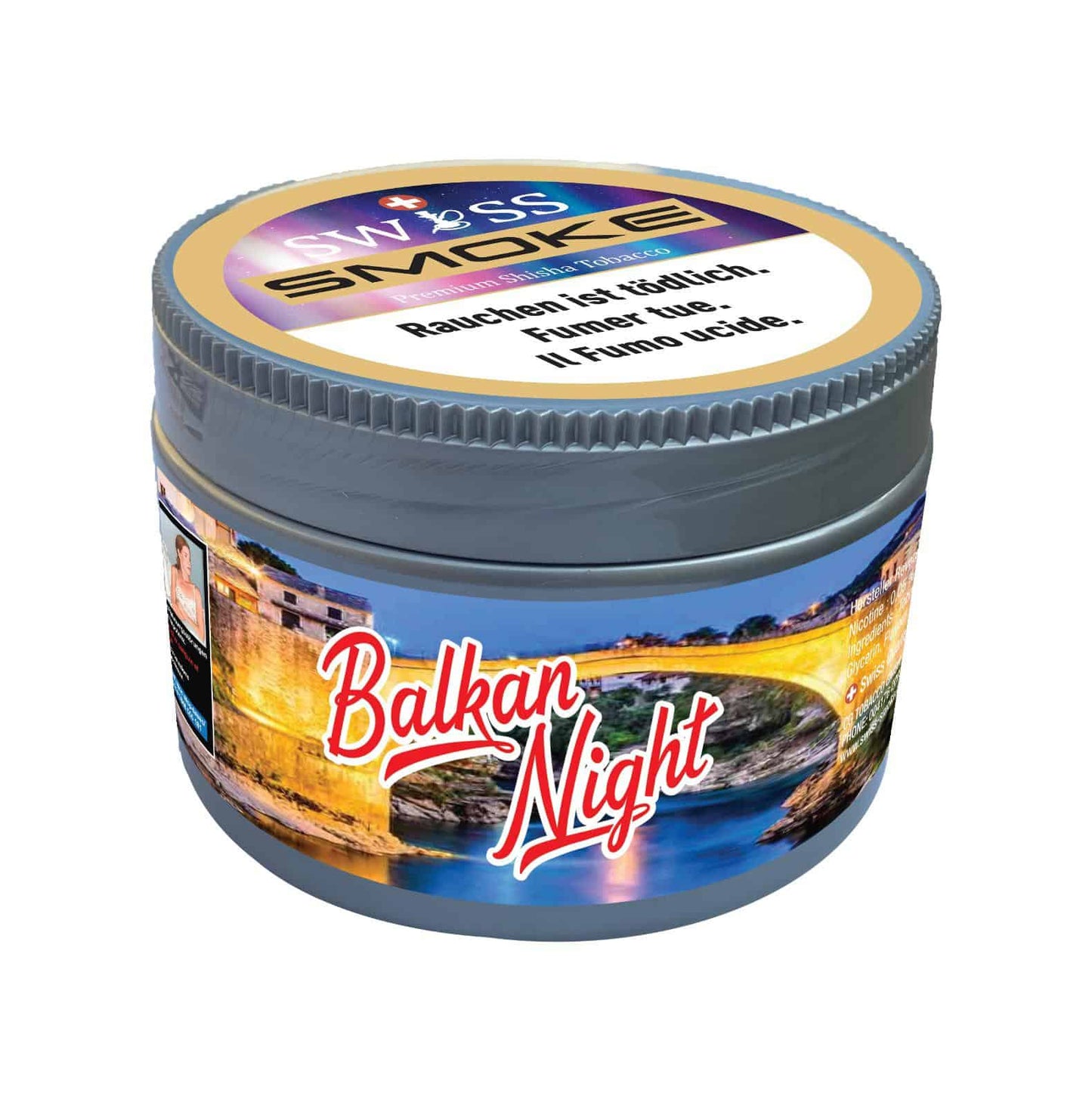SWISS SMOKE - BALKAN NIGHT Tabac Swiss Smoke 200gr