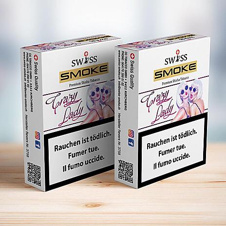 SWISS SMOKE - CRAZY LADY Tabac Swiss Smoke 50gr