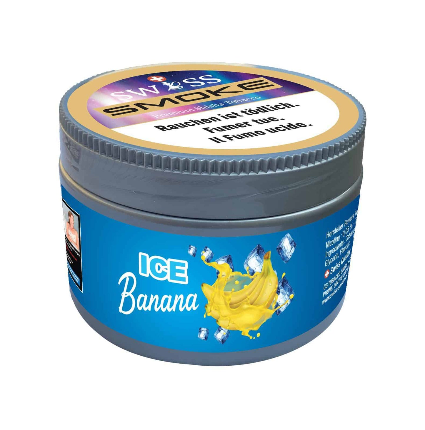 SWISS SMOKE - ICE BANANA Tabac Swiss Smoke