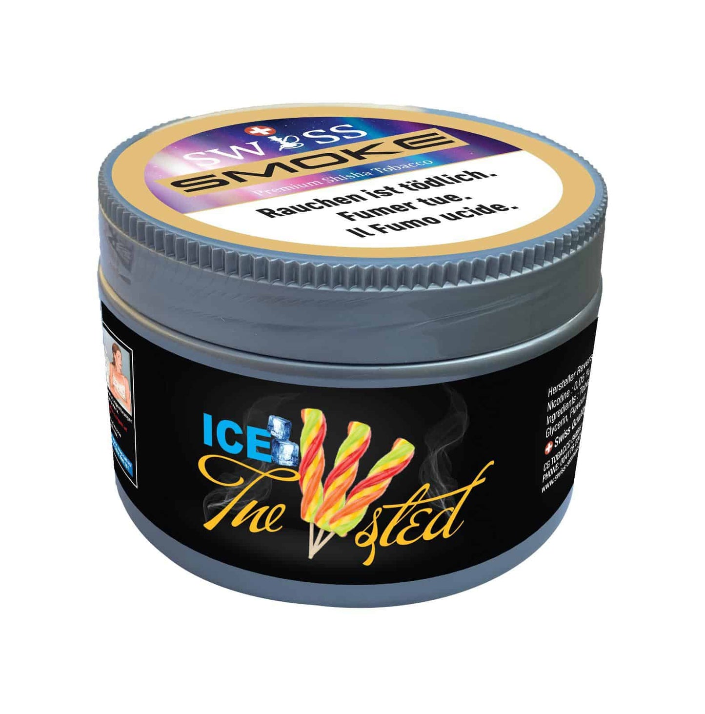 SWISS SMOKE - ICE TWISTED Tabac Swiss Smoke 200gr