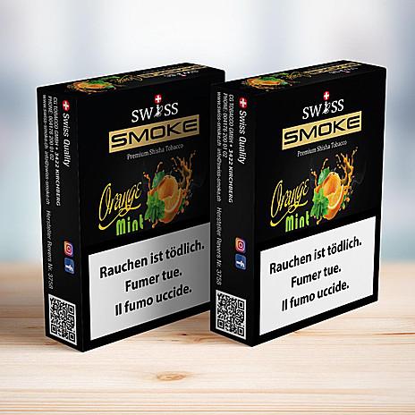 SWISS SMOKE - ORANGE MINT Tabac Swiss Smoke 50gr