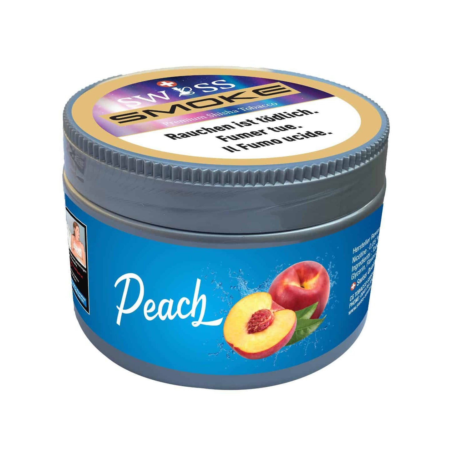 SWISS SMOKE - PEACH Tabac Swiss Smoke 200gr