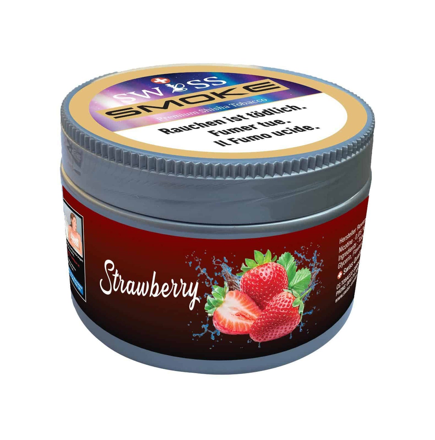 SWISS SMOKE - STRAWBERRY Tabac Swiss Smoke