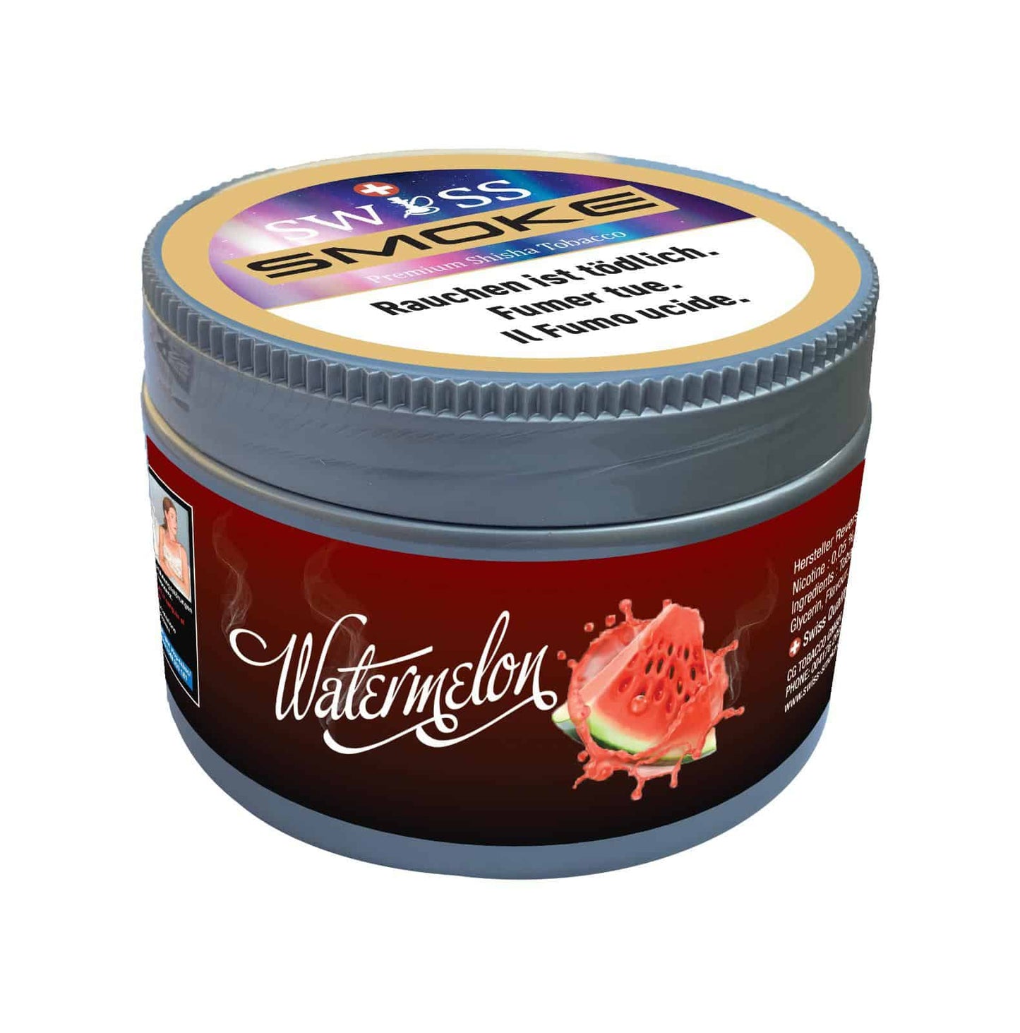 SWISS SMOKE - WATERMELON Tabac Swiss Smoke 200gr