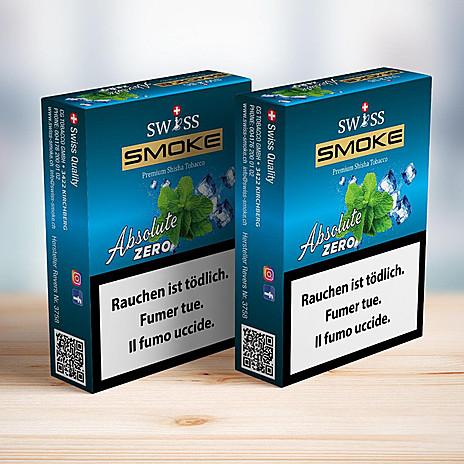 SWISS SMOKE - ABSOLUTE ZERO Tabac Swiss Smoke 50gr 