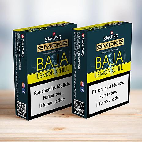 SWISS SMOKE - BAJA LEMON CHILL Tabac Swiss Smoke 50gr 