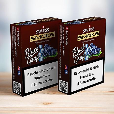 SWISS SMOKE - BLACK GRAPE Tabac Swiss Smoke 50gr 