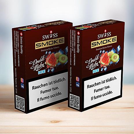 SWISS SMOKE - DOUBLE MELON ICE Tabac Swiss Smoke 50gr 