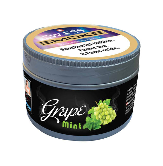 SWISS SMOKE - GRAPE MINT Tabac Swiss Smoke 200gr 