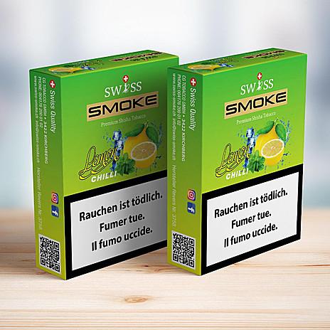 SWISS SMOKE - LEMON CHILL Tabac Swiss Smoke 50gr 